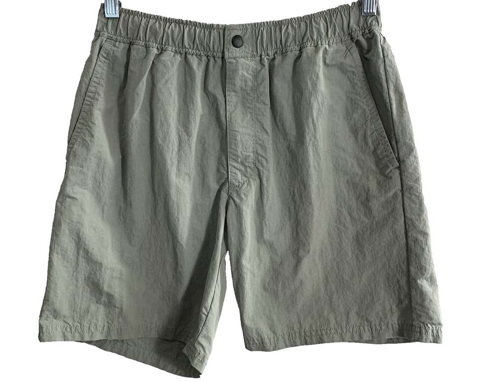RAG & BONE Women Elastic Waist Zip Snap Closure Pockets Shorts Sz S Green 9a-3